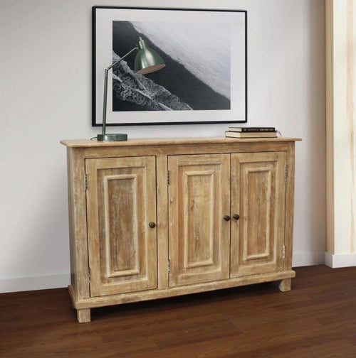 Moti Furniture Jensen 3-Door Sideboard- Natural