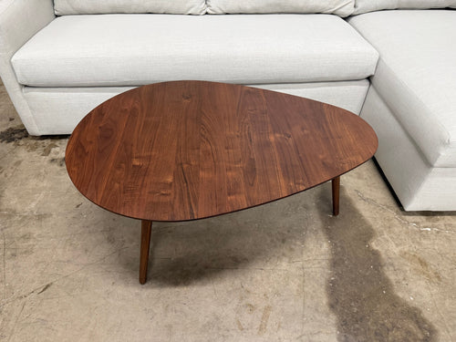 Amoeba 42.5" Coffee Table - Walnut