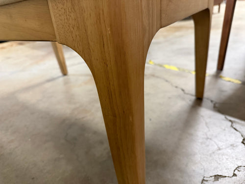 Rosin 34" Armless Banquette - Natural Oak And Sand Ivory