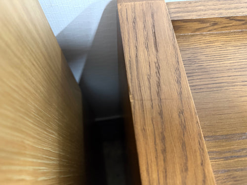 Torme L-Shape Desk Set - Smoked Oak