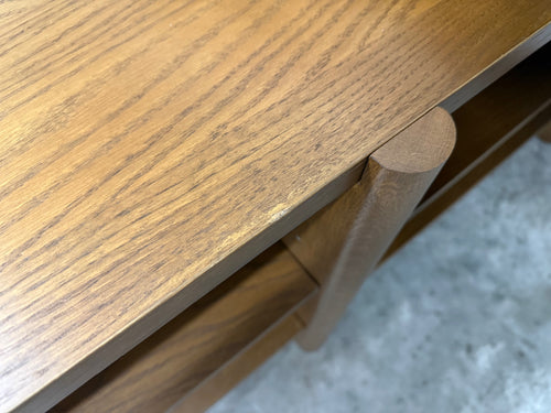 Torme L-Shape Desk Set - Smoked Oak
