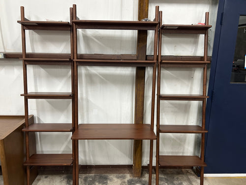 Heidi 33.5" Modular Wall Desk - Walnut