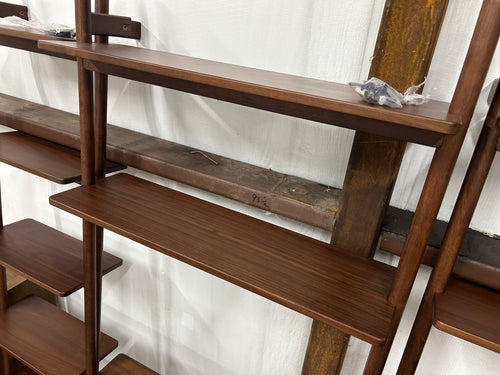Heidi 33.5" Modular Wall Desk - Walnut