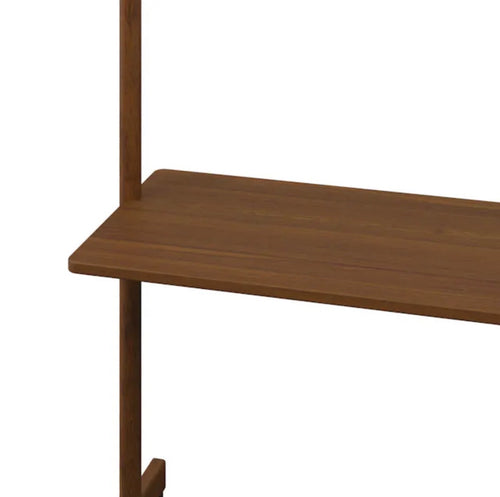 Heidi 33.5" Modular Wall Desk - Walnut