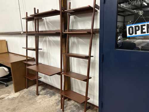 Heidi 21" Modular Shelving Unit, Narrow - Walnut