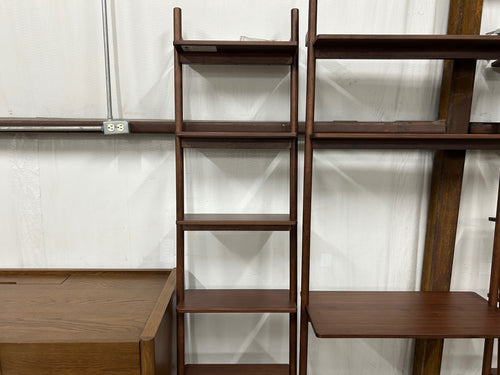 Heidi 21" Modular Shelving Unit, Narrow - Walnut