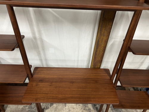 Heidi 33.5" Modular Wall Desk - Walnut