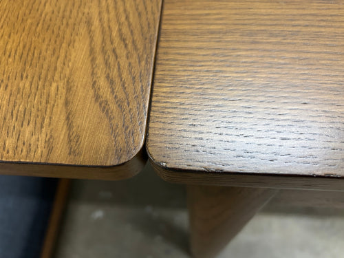 Holme 27" - 48" Drop Leaf Dining Table - Smoked Oak