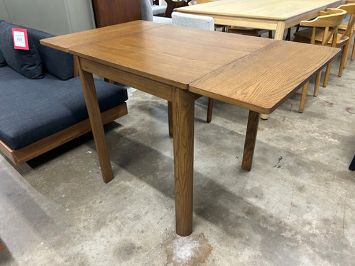 Holme 27" - 48" Drop Leaf Dining Table - Smoked Oak