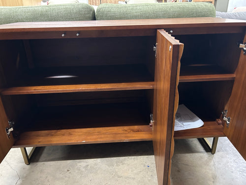 CLEARANCE Geome 51" Sideboard - Walnut and Oak