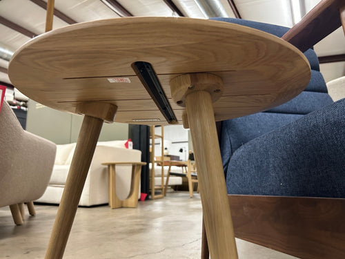 Amoeba Side Table - White Oak