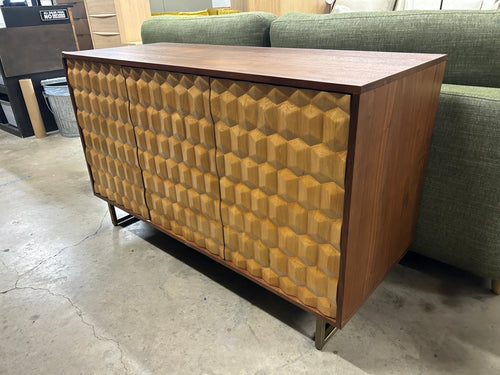 CLEARANCE Geome 51" Sideboard - Walnut and Oak