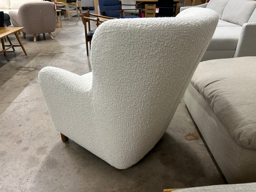 Archie 31.5" Lounge Chair - Bijou Cream Bouclé
