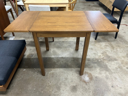 Holme 27" - 48" Drop Leaf Dining Table - Smoked Oak