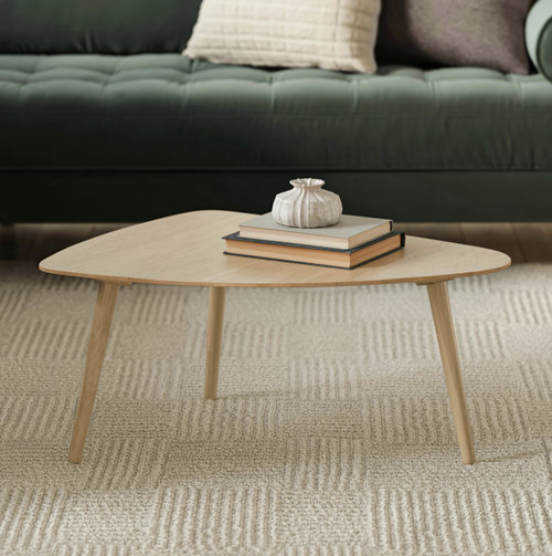 Amoeba 29.5" Coffee Table - White Oak