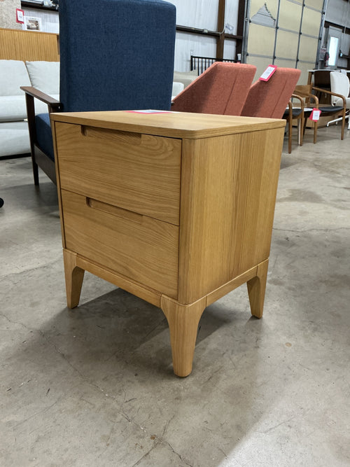 Rosin 2-Drawer Nightstand - Natural Oak