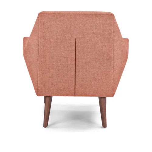 Pair of Angle 33" Lounge Chairs - Rosehip Orange