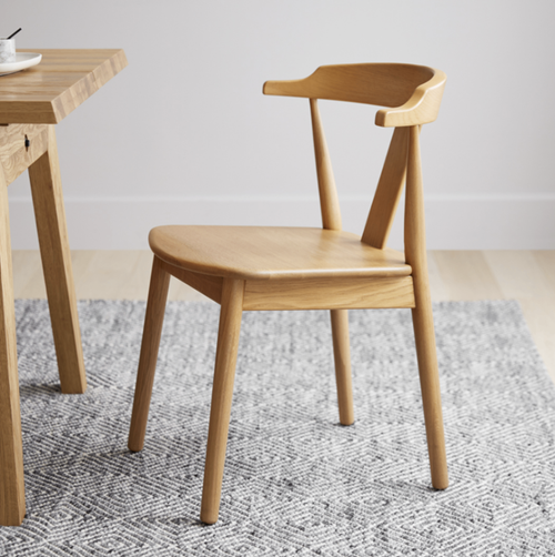 Set of 6 Morton Dining Chairs - Oak