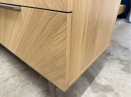Nera 6-Drawer Low Triple Dresser - Oak
