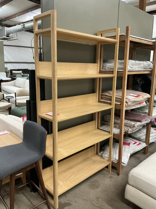 Lilya 39" Shelving Unit, Wide - White Oak