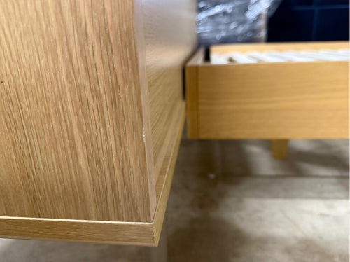 Nera 6-Drawer Low Triple Dresser - Oak