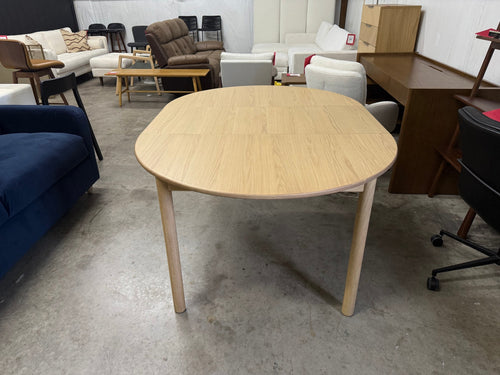 Heidi 48" - 67.75" Extendable Round Dining Table - White Oak