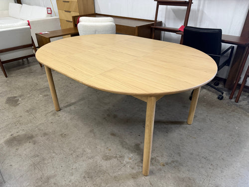 Heidi 48" - 67.75" Extendable Round Dining Table - White Oak