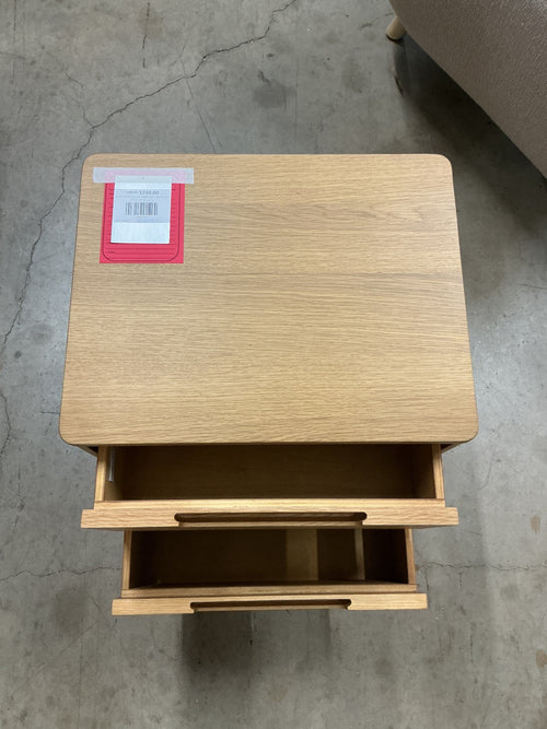 Rosin 2-Drawer Nightstand - Natural Oak