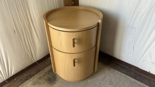Miila 2-Drawer Nightstand - White Oak