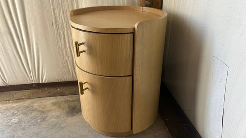 Miila 2-Drawer Nightstand - White Oak