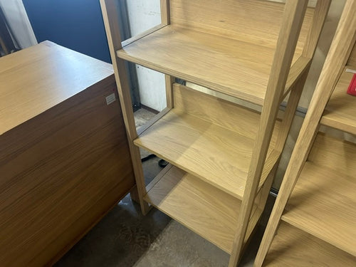 Lilya 23" Shelving Unit, Narrow - White Oak