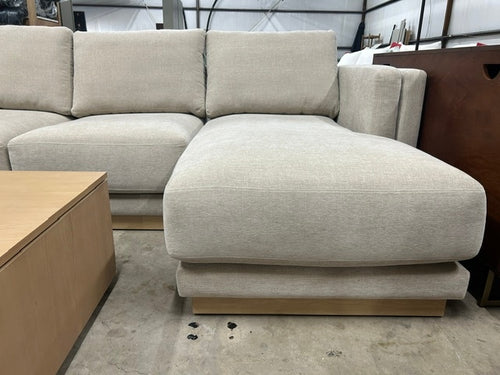Tully 101" Right Sectional - Hestia Buff