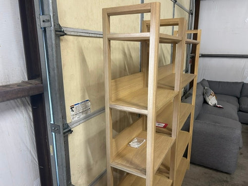 Lilya 23" Shelving Unit, Narrow - White Oak