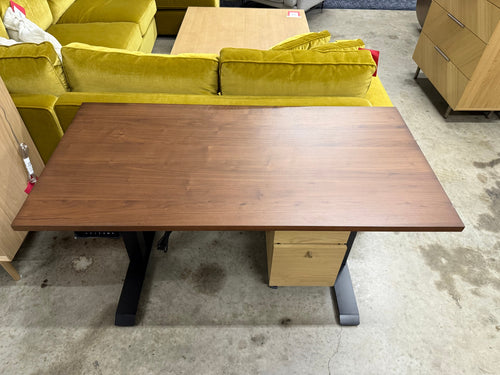 Haptic 55” Height Adjustable Desk - Walnut