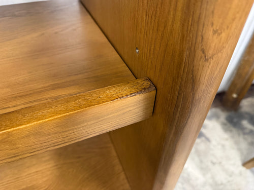 Torme 34" Bookcase With Storage, Tall - Smoked Oak