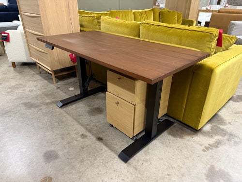 Haptic 55” Height Adjustable Desk - Walnut