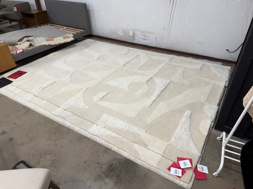 Fraya 8 x 10 Rug - Textured Ivory
