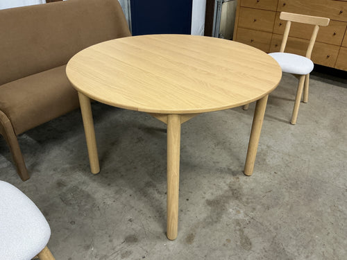 Heidi 42" Round Dining Table - White Oak