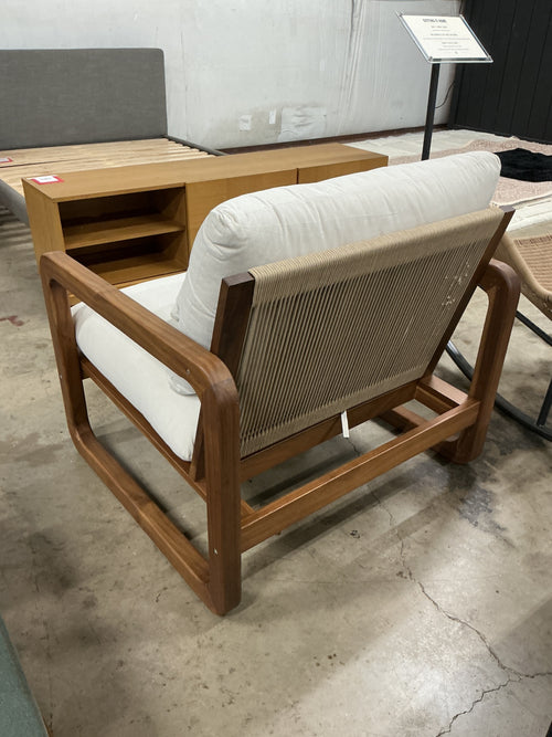 Laholm 36.5" Outdoor Lounge Chair - Dravite Ivory