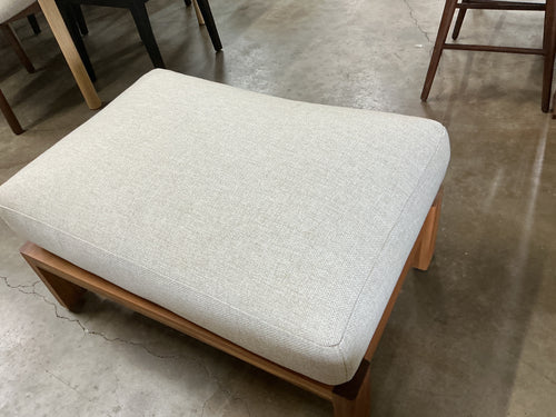 Cove 34.25" Outdoor Ottoman - Basket Beige