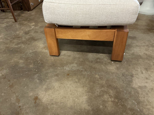 Cove 34.25" Outdoor Ottoman - Basket Beige