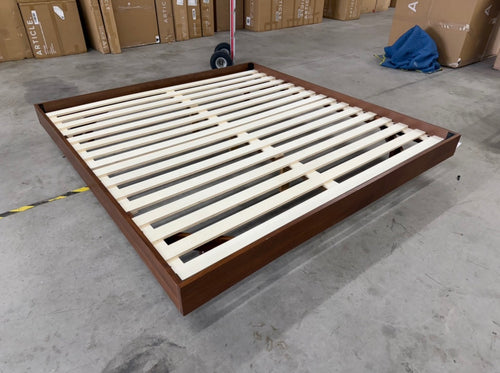 Basi King Bed Frame - Walnut