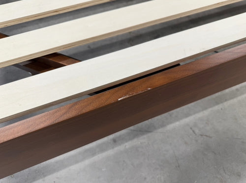 Basi King Bed Frame - Walnut