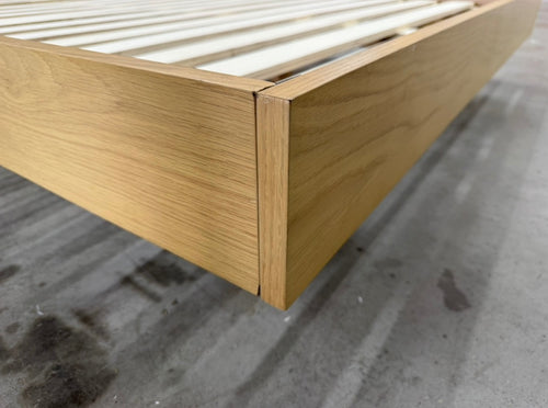 Basi Queen Bed Frame - White Oak