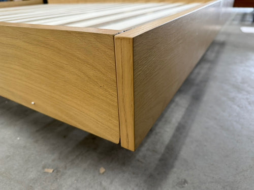 Basi Queen Bed Frame - White Oak
