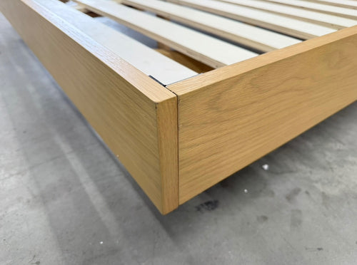 Basi Queen Bed Frame - White Oak