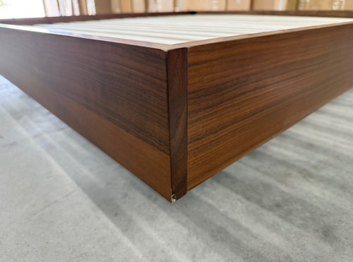 Basi King Bed Frame - Walnut