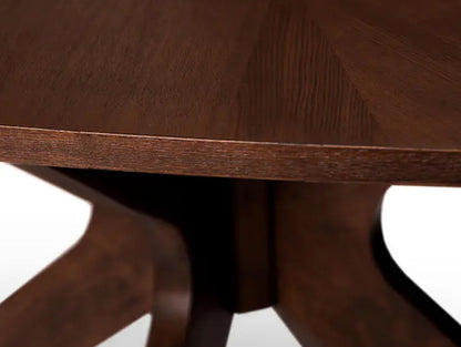 Conan 54” Round Dining Table - Walnut