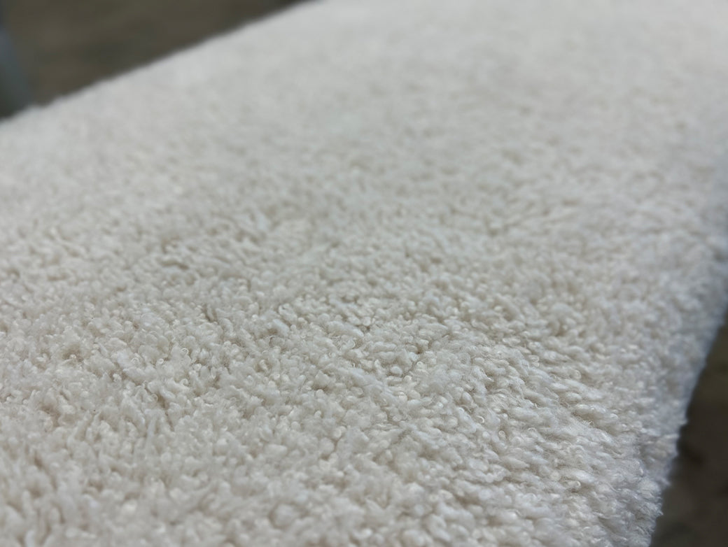 Berkley 59” Ottoman - Shearling White