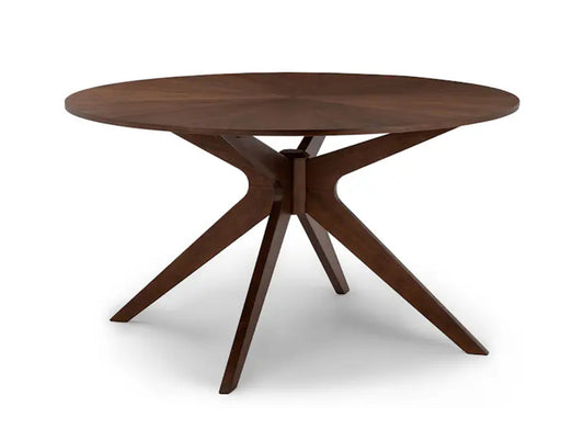 Conan 54” Round Dining Table - Walnut